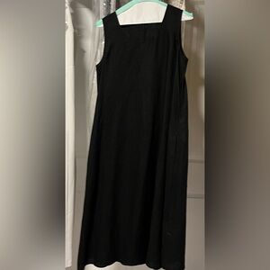 Black linen dress Max Mara size 6